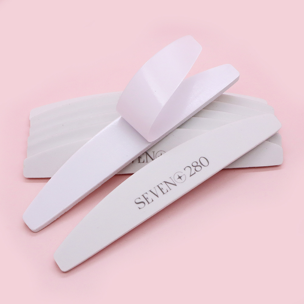 Nail File Titanium - 12 Stück Gebogene Ersatz-Nagelfeilen 240 #