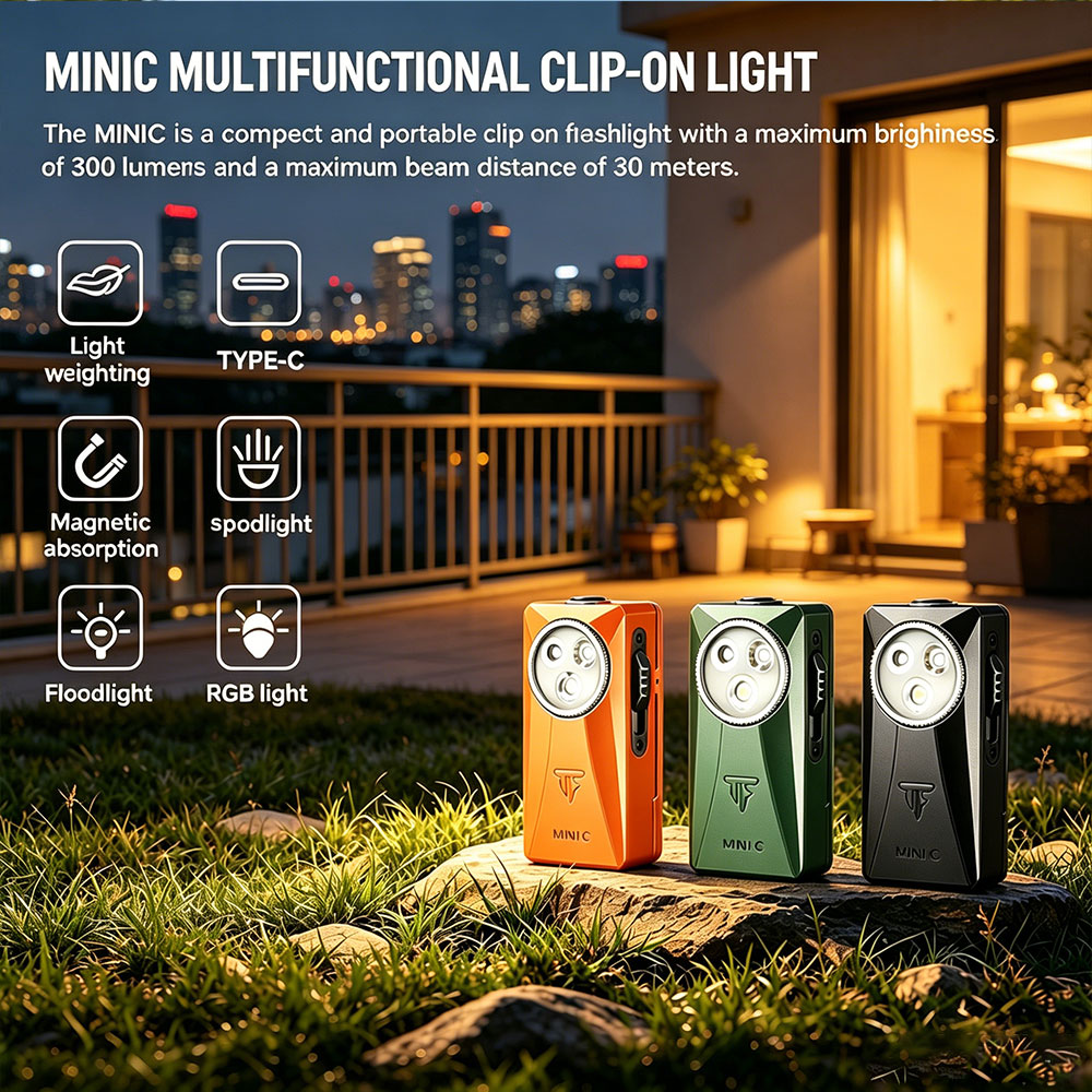 Edc Carry Flashlight - Trustfire MINIC 800 Lumen EDC Taschenlampe