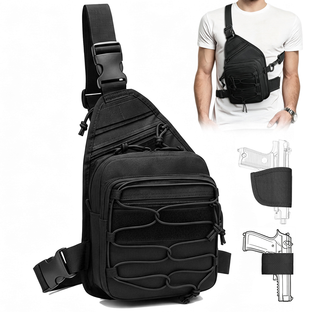 Edc Concealed Carry - Taktische Pistolen-Aufbewahrungstasche, Verdeckte Tragetasche für Pistolen