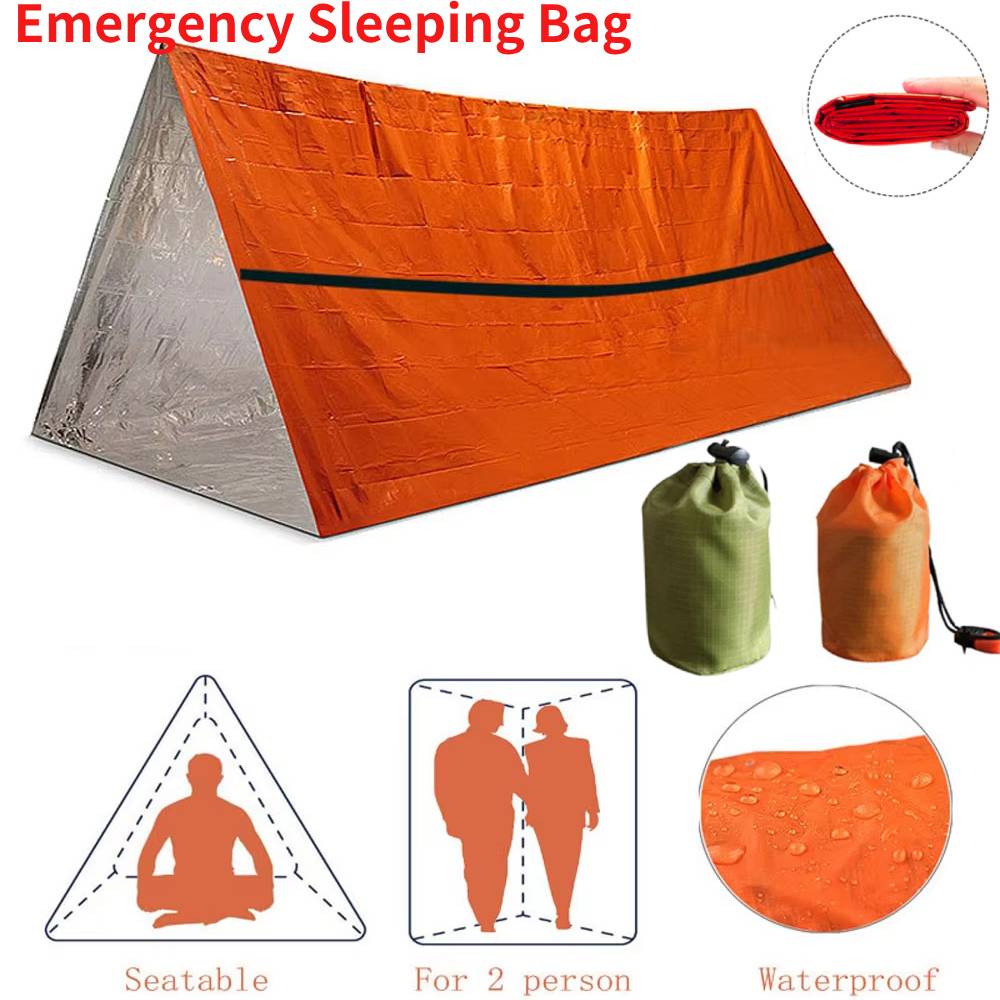 Edc Carry Items - Tragbare Wasserdichte Notfall Überleben Schlafsack Outdoor