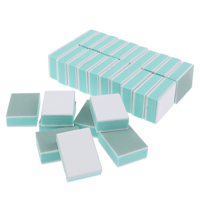 Nail File Titanium - 50 Teile/los Mini Nagel Puffer Block
