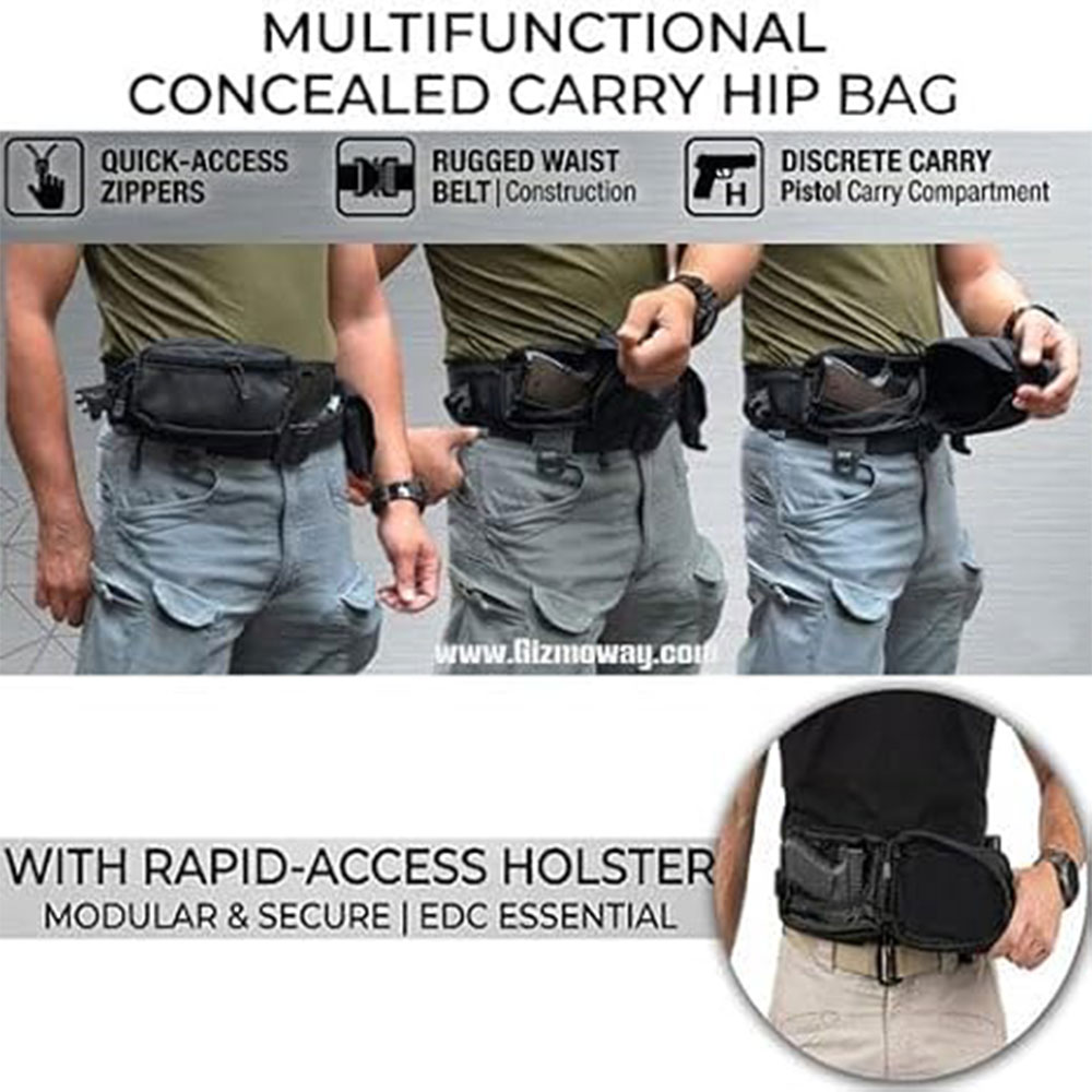 Taktische Pistolentasche, Waff – Edc Concealed Carry Fanny Pack Bewertung und Preis