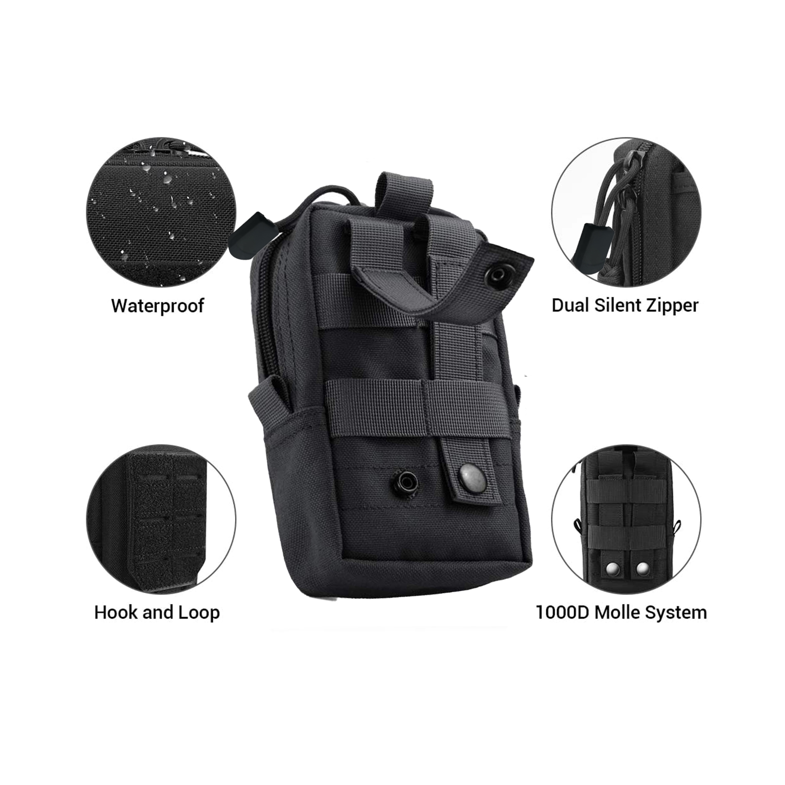 Taktische Molle Tasche Taille  – Edc Carry Belt Pouch Bewertung und Preis