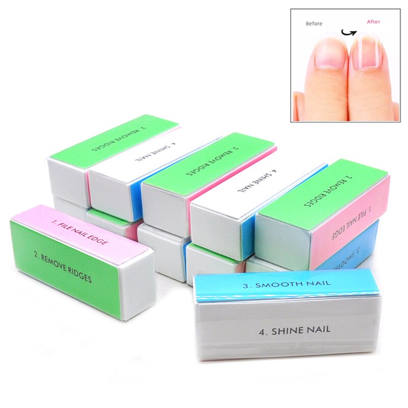 5 stücke Bunte Polieren Block  – Nail File Titanium Bewertung und Preis