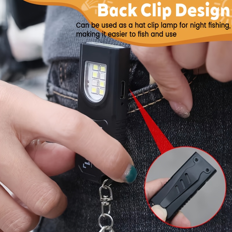 Multifunktionale Mini COB LED  – Keychain Flashlight Bewertung und Preis