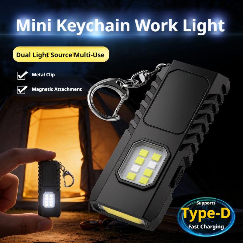 Multifunktionale USB-Aufladbar – Keychain Flashlight Bewertung und Preis