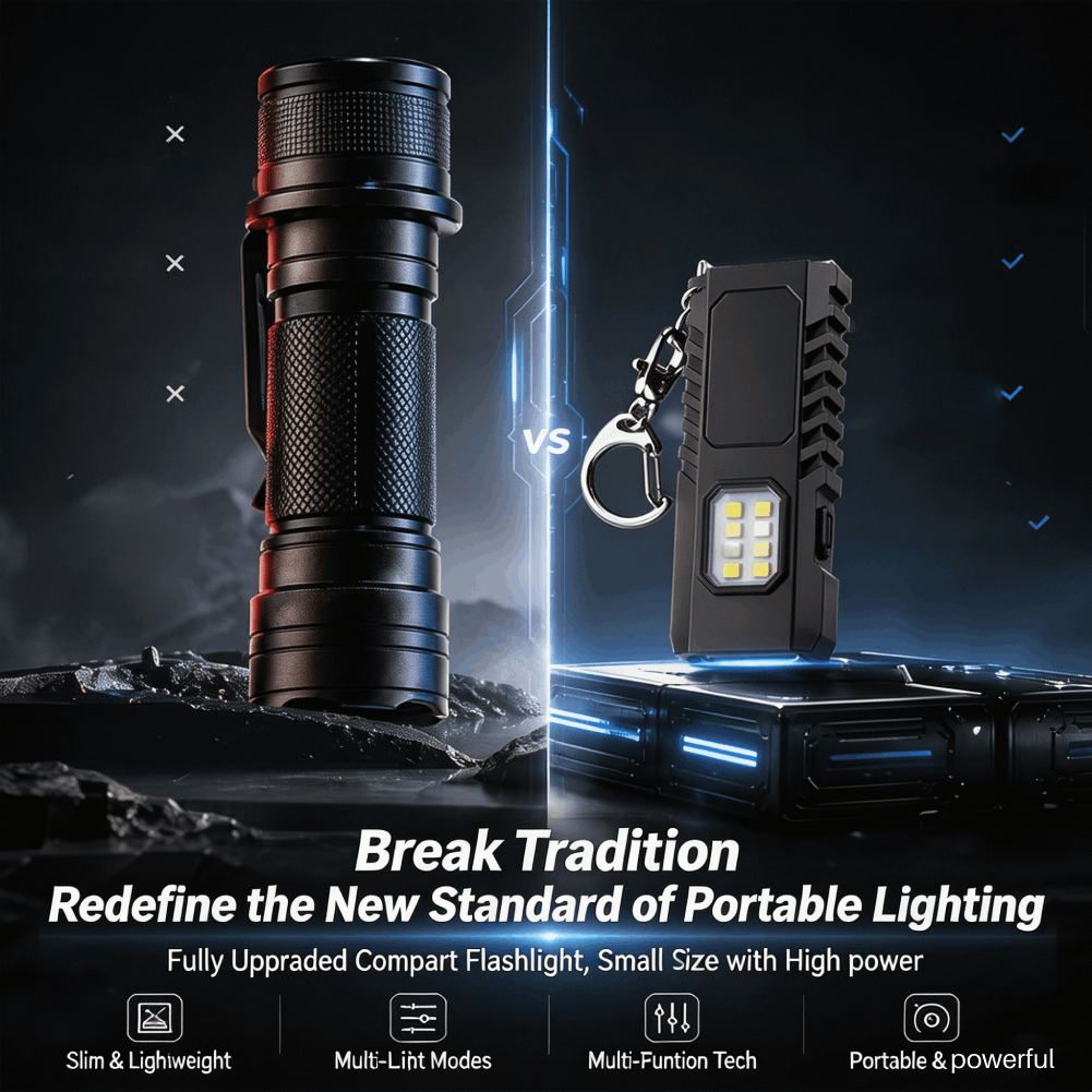 Multifunktionale USB-Aufladbar – Keychain Flashlight Bewertung und Preis
