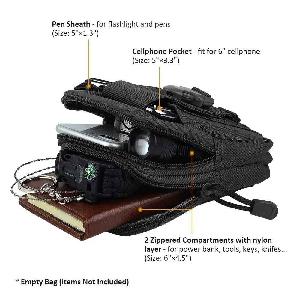 Outdoor-Ausrüstung Werkzeug-Ga – Edc Carry Belt Pouch Bewertung und Preis